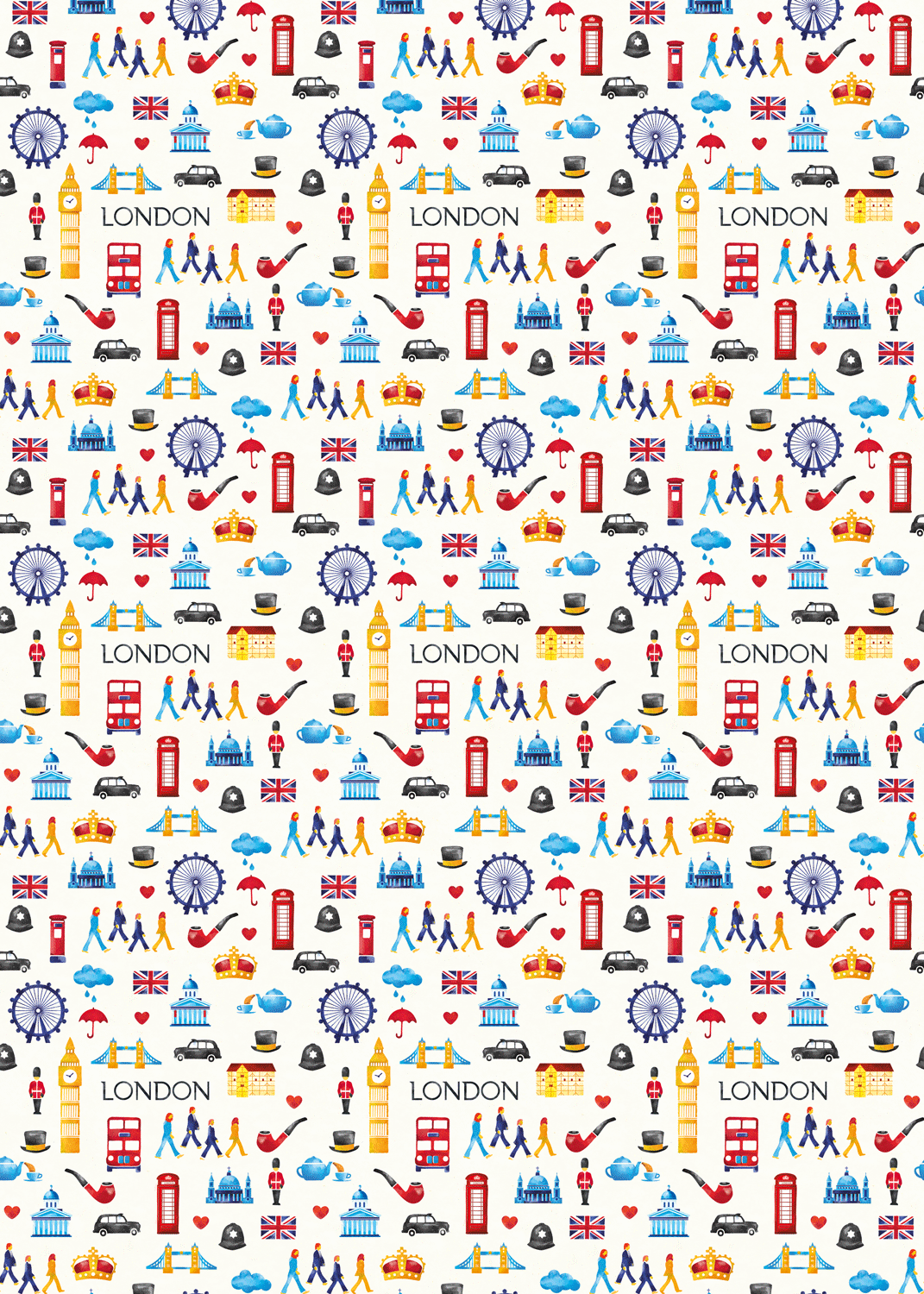 HEART OF LONDON: Wrapping Paper