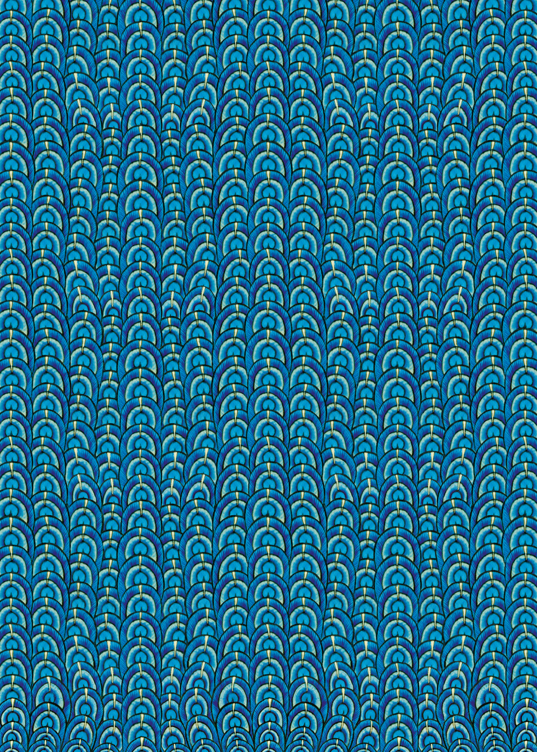 DE MORGAN PEACOCK: Wrapping Paper