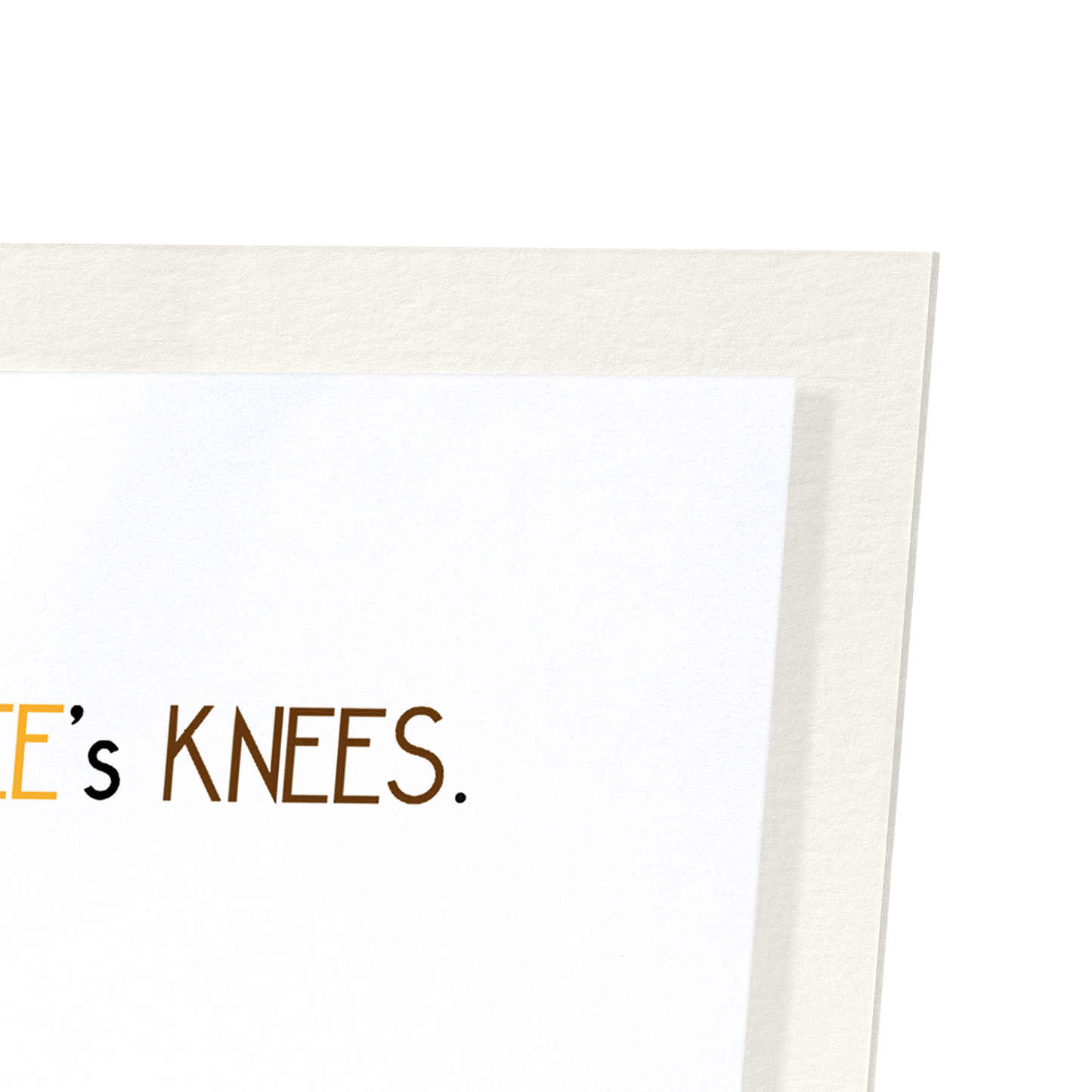 THE BEE'S KNEES: Funny Animal Art Print