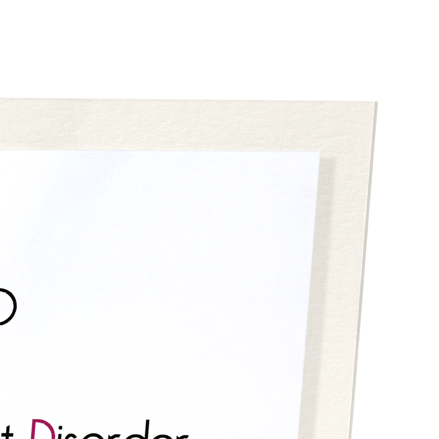 OCD (OBSESSIVE CAT DISORDER): Funny Animal Art Print