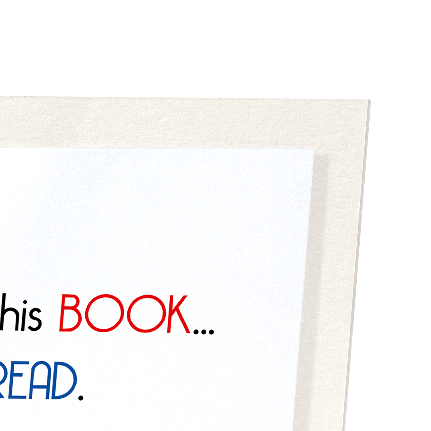 BOOK READING: Funny Animal Art Print