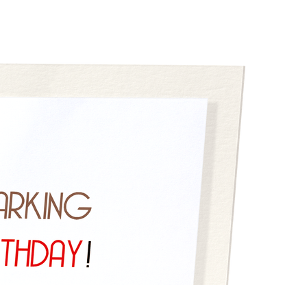 A BARKING BIRTHDAY: Funny Animal Art Print