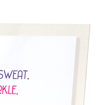 WE SPARKLE: Funny Animal Art Print