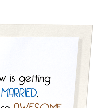 GETTING MORE AWESOME: Funny Animal Art Print
