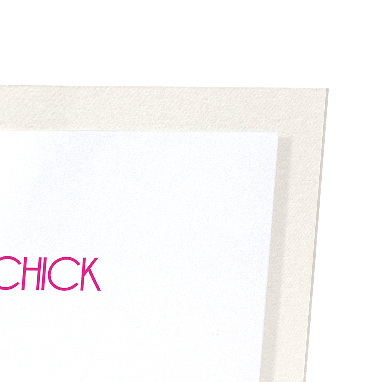 BIRTHDAY CHICK: Funny Animal Art Print