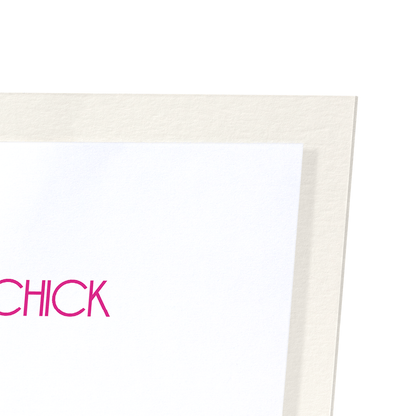 BIRTHDAY CHICK: Funny Animal Art Print