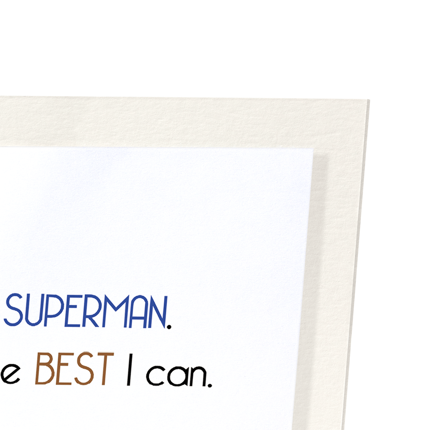 I LOVE YOU THE BEST I CAN: Funny Animal Art Print