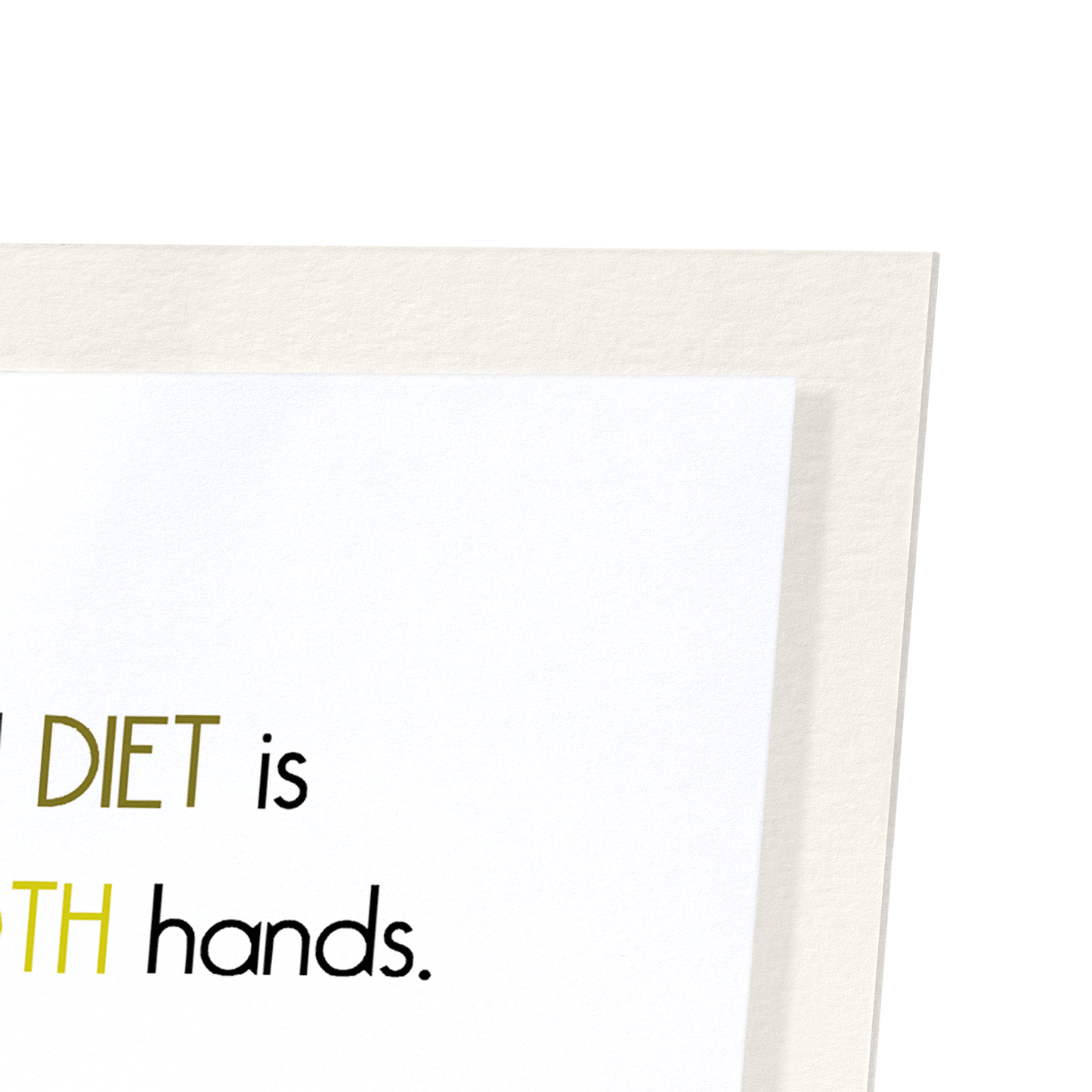 DRINK IN BOTH HANDS: Funny Animal Art Print