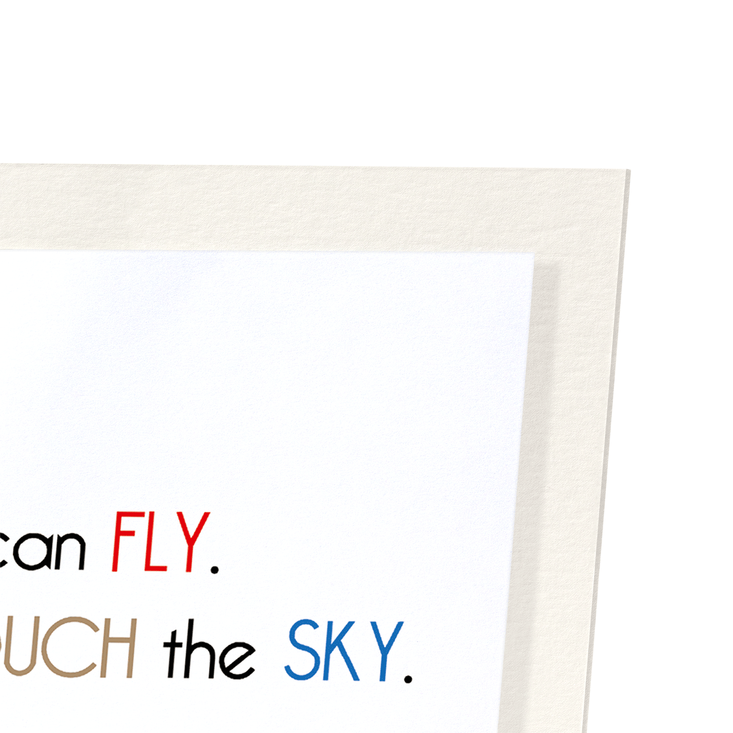 I BELIEVE I CAN FLY: Funny Animal Art Print