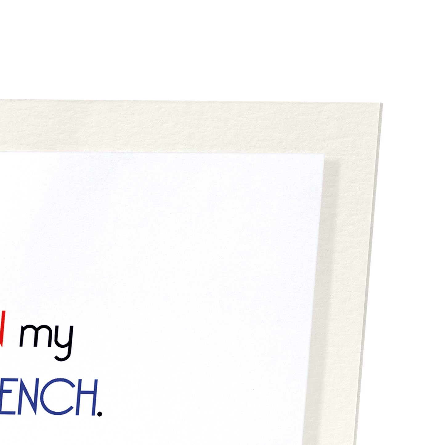 PARDON MY FRENCH: Funny Animal Art Print