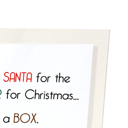 SEXIEST PERSON FOR XMAS: Funny Animal Art Print