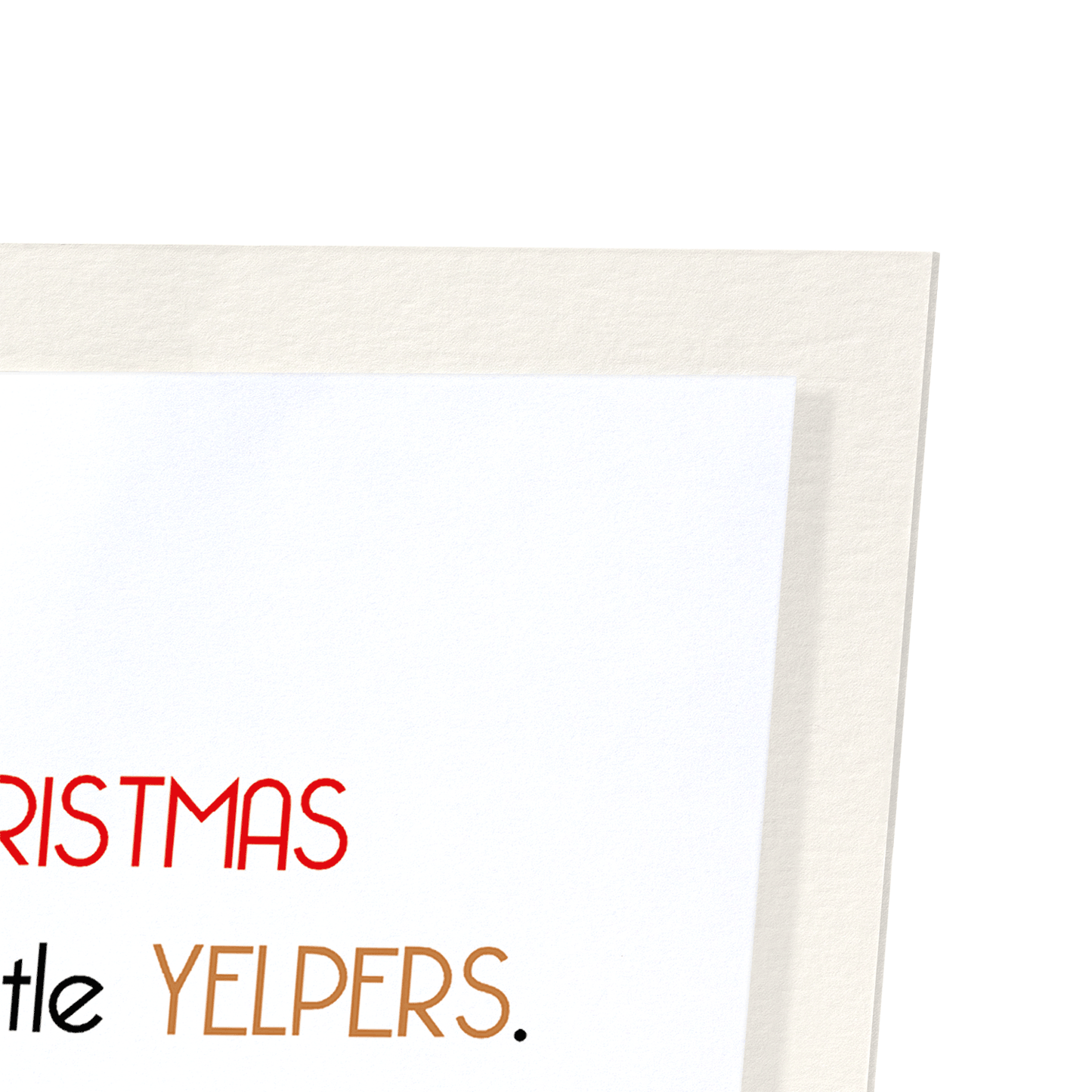 SANTA'S YELPERS: Funny Animal Art Print