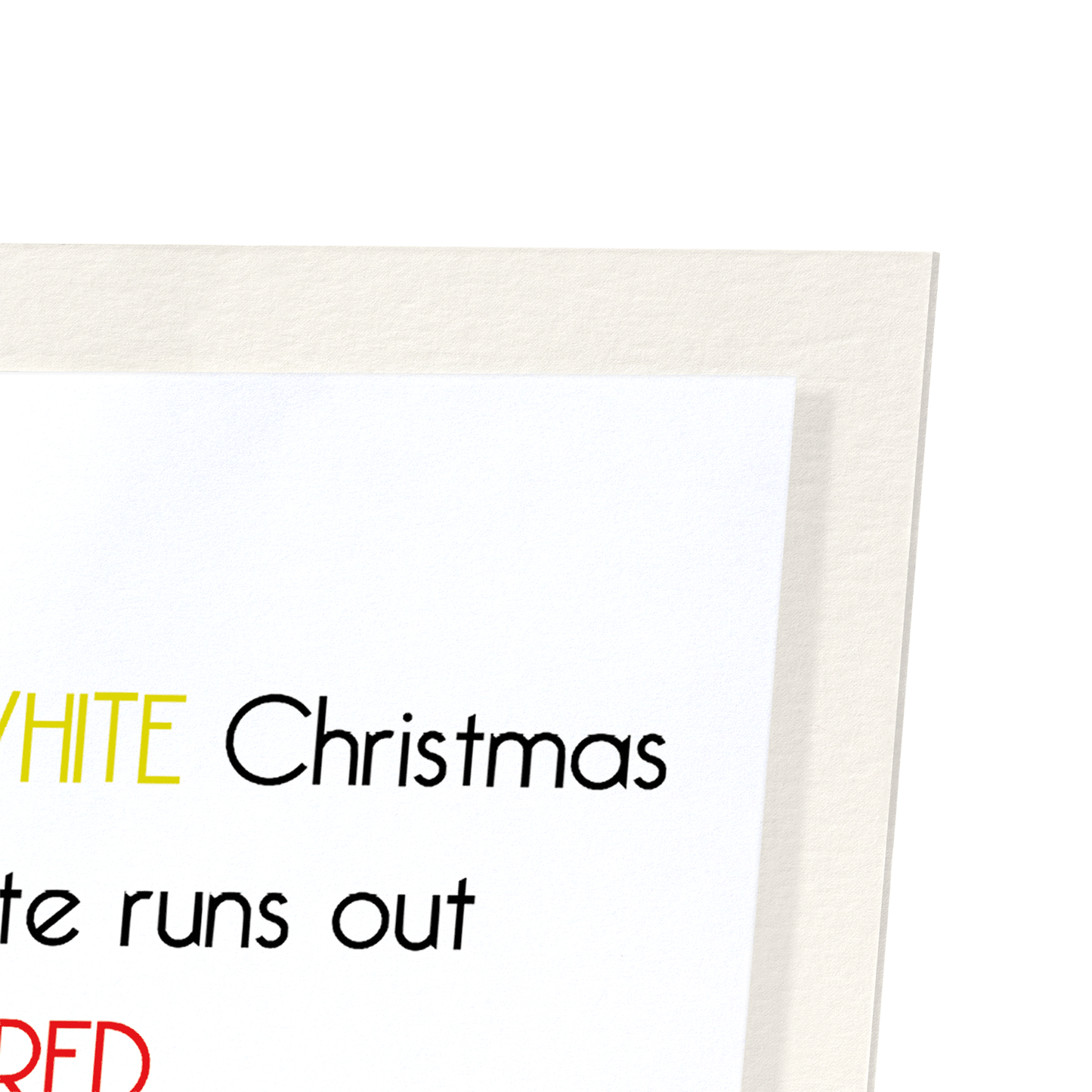 A RED CHRISTMAS : Funny Animal Art Print