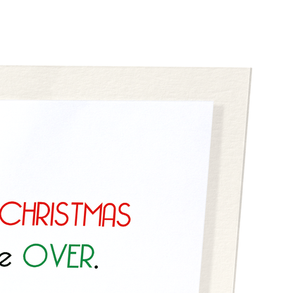 ALL I WANT FOR CHRISTMAS : Funny Animal Art Print