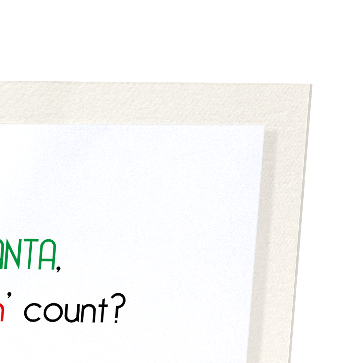 NICE-ISH COUNT?: Funny Animal Art Print