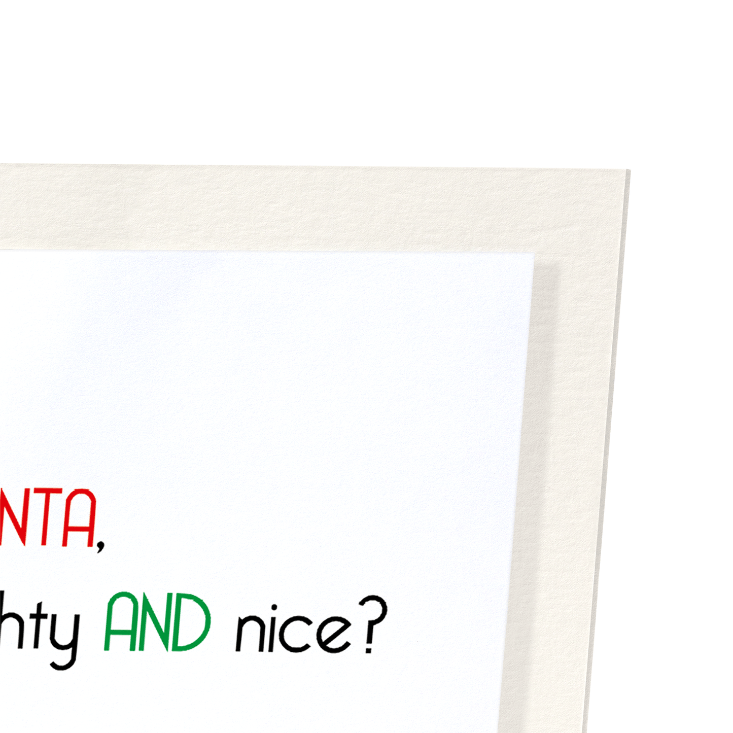NAUGHTY AND NICE: Funny Animal Art Print