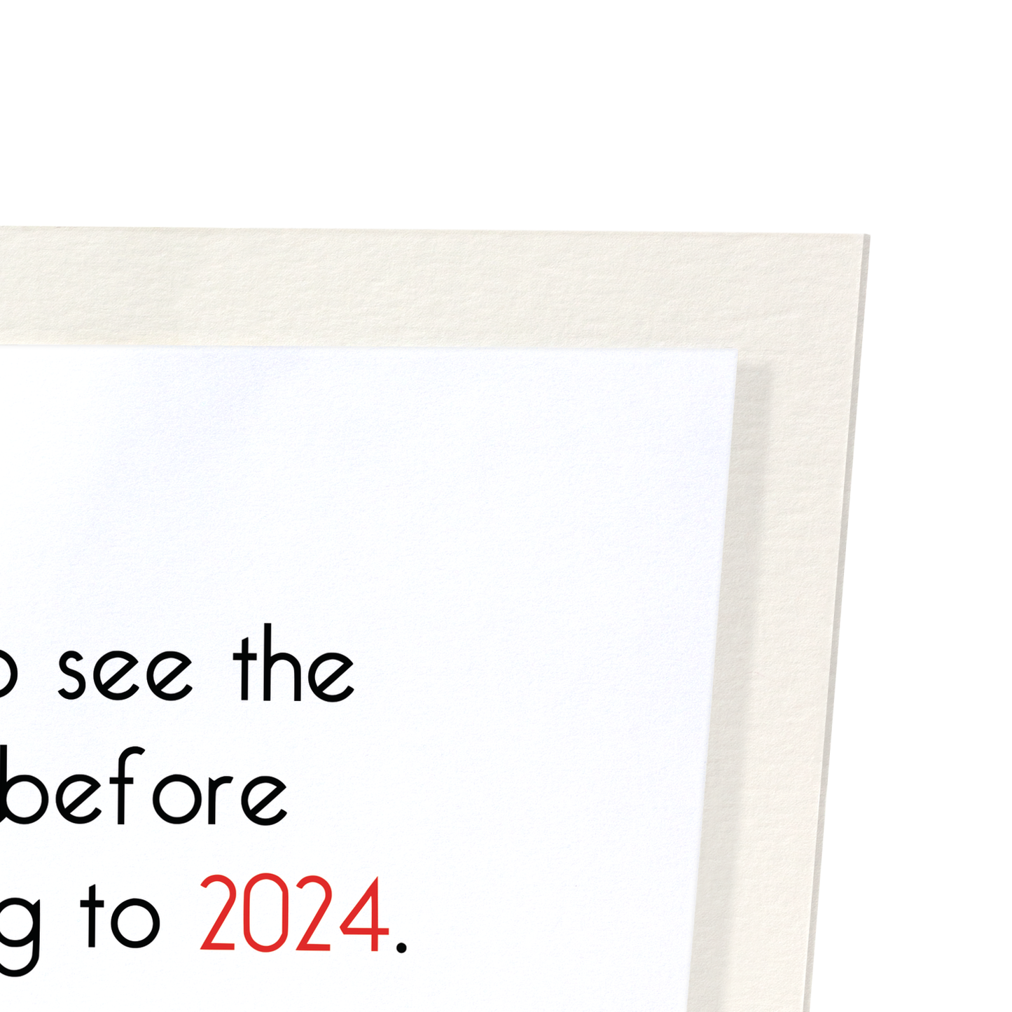 THINKING ABOUT 2024: Funny Animal Art Print