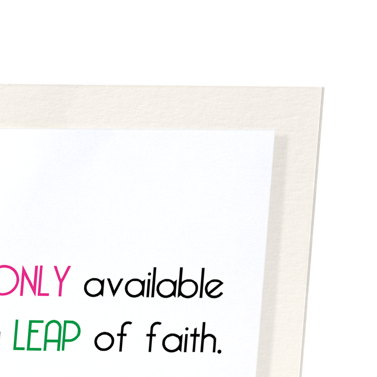 LEAP OF FAITH : Funny Animal Art Print