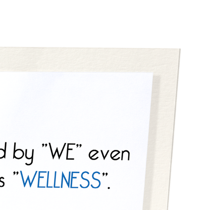 ILLNESS TO WELLNESS: Funny Animal Art Print