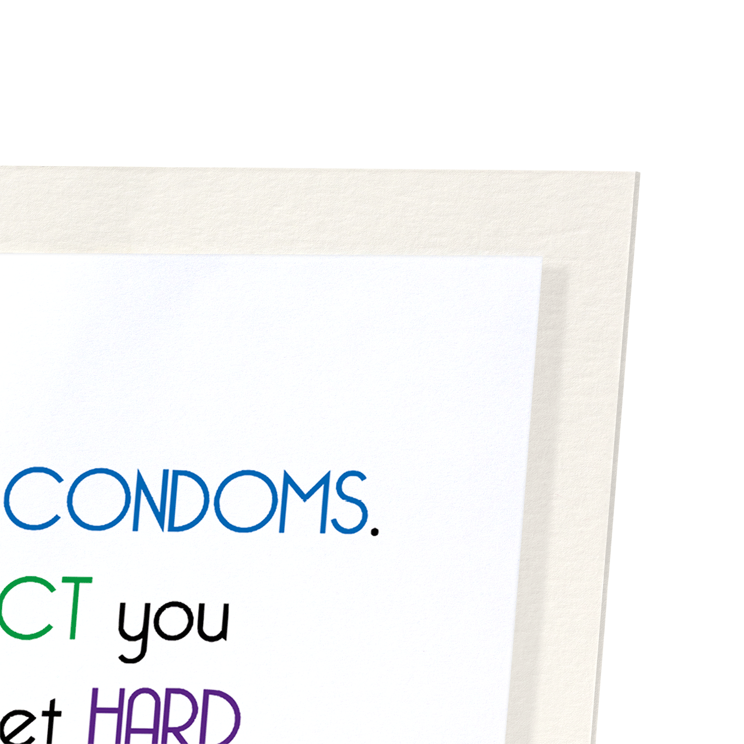 FRIENDS AND CONDOMS: Funny Animal Art print