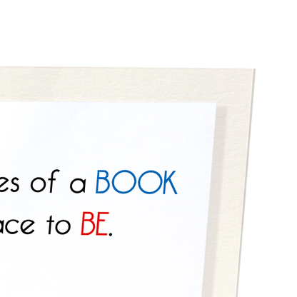 BETWEEN THE PAGES: Funny Animal Art Print