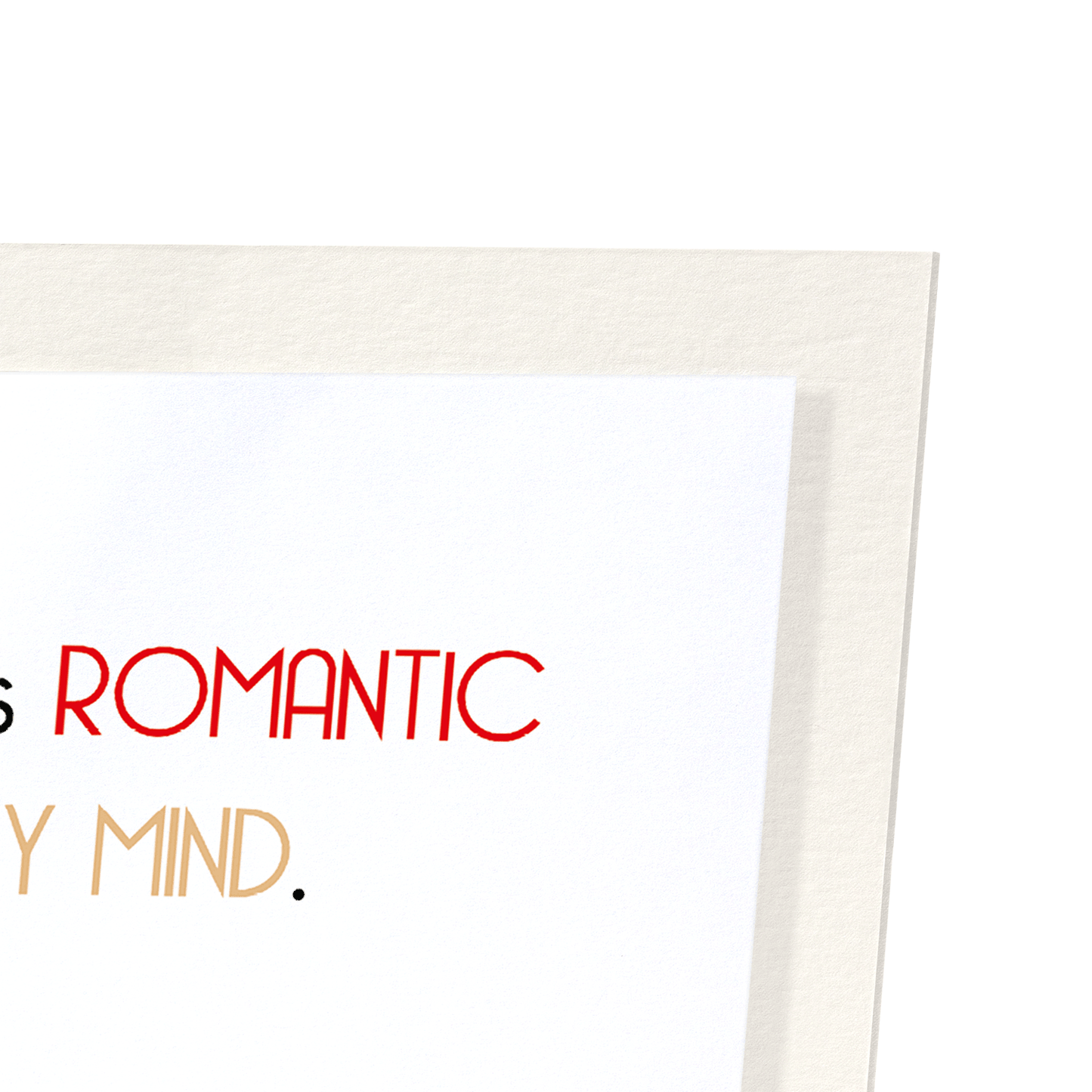 HOPELESS ROMANTIC: Funny Animal Art Print