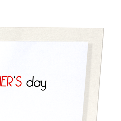 HAPPY FATHER'S DAY FRENCHIE: Funny Animal Art Print
