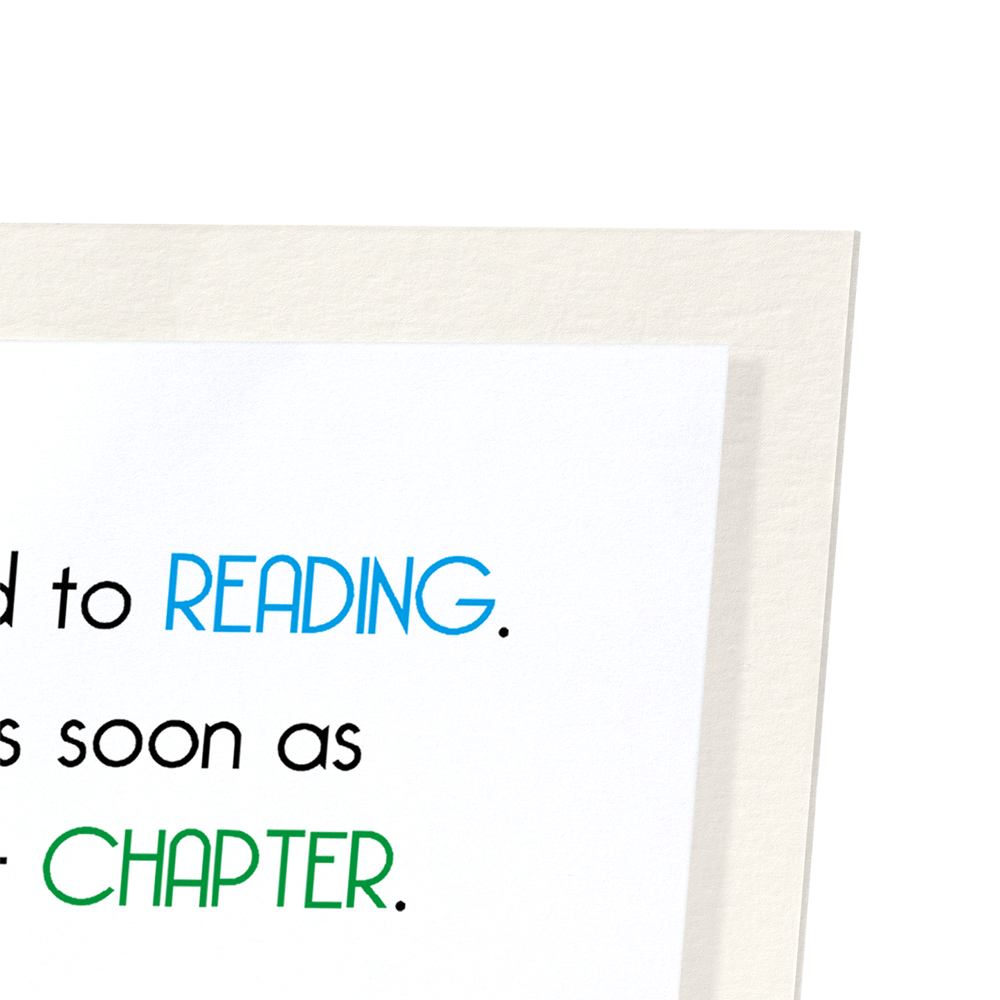 NOT ADDICTED TO READING: Funny Animal Art Print