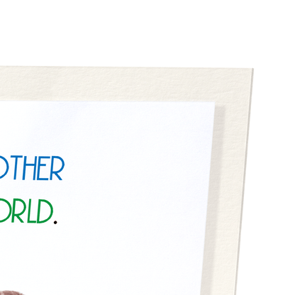 BEST BROTHER IN THE WORLD: Funny Animal Art Print