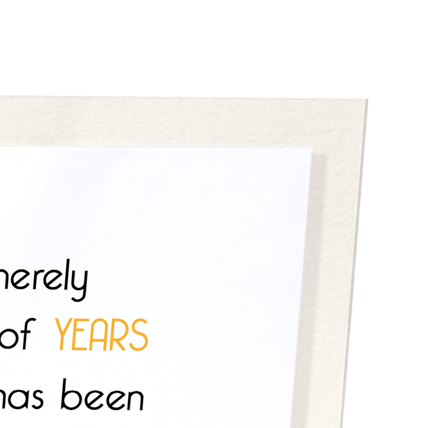 AGE IS MERELY A NUMBER: Funny Animal Art Print