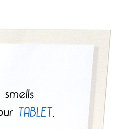 BOOKS SMELL BETTER: Funny Animal Art Print