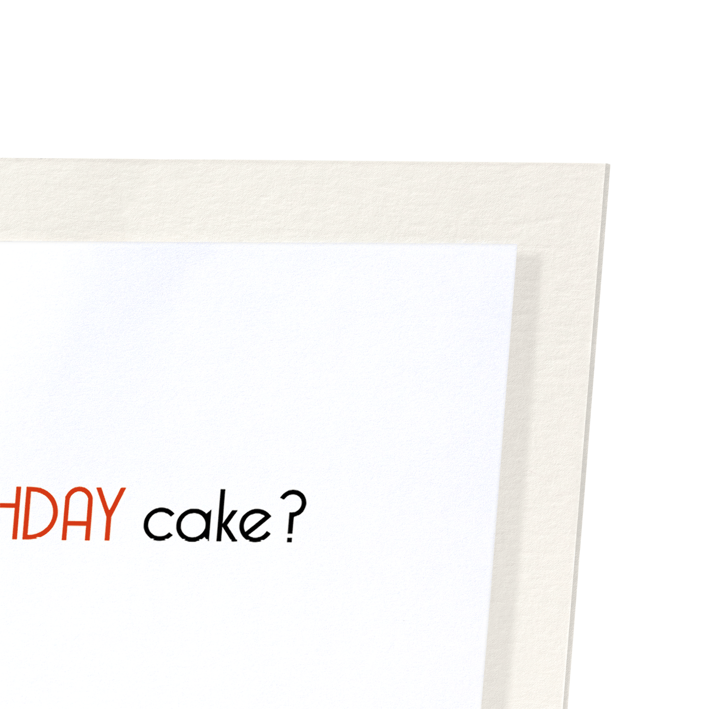DO I SMELL BIRTHDAY CAKE?: Funny Animal Art Print