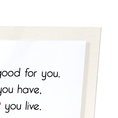 BIRTHDAYS ARE GOOD: Funny Animal Art Print