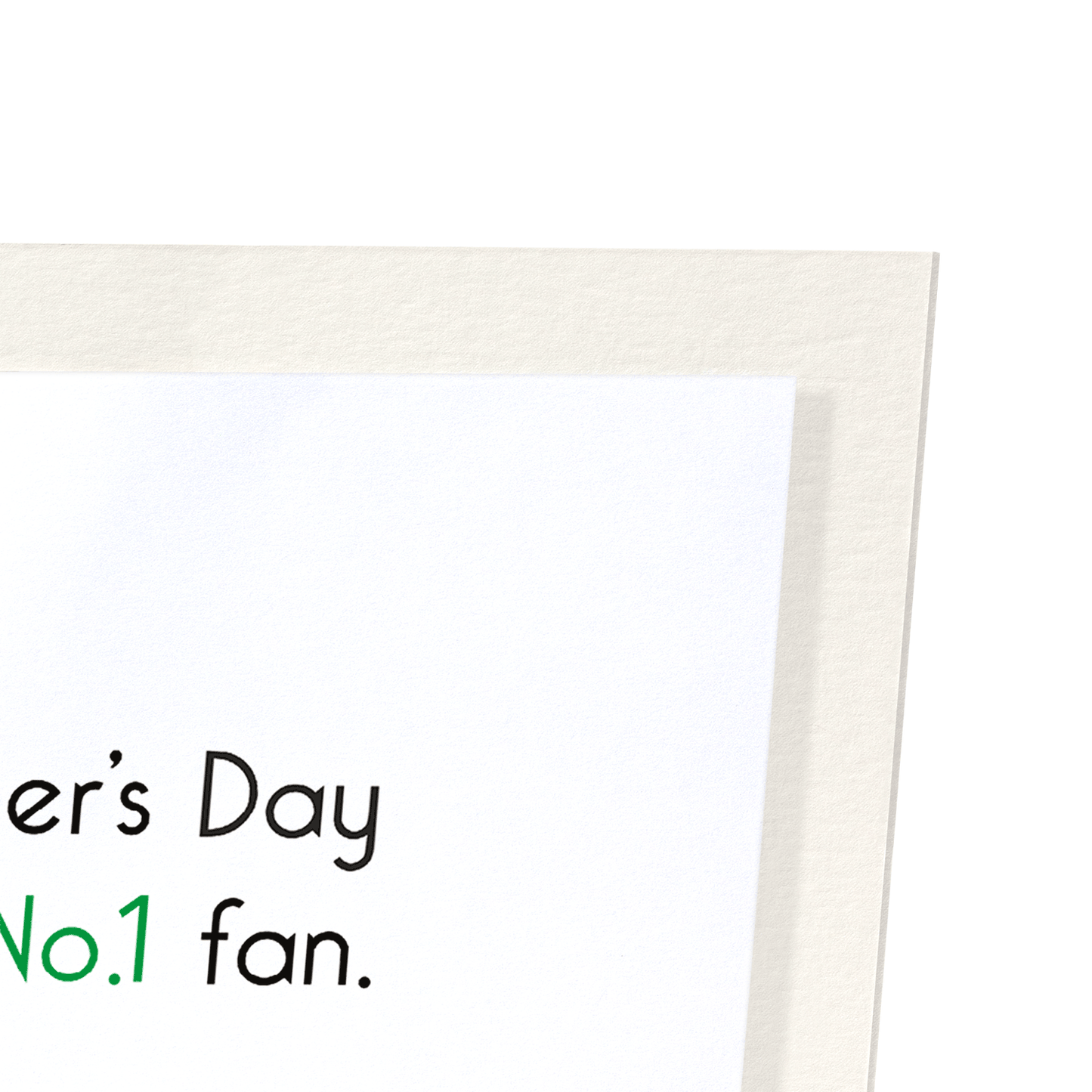 FATHER'S DAY NO.1 FAN: Funny Animal Art Print