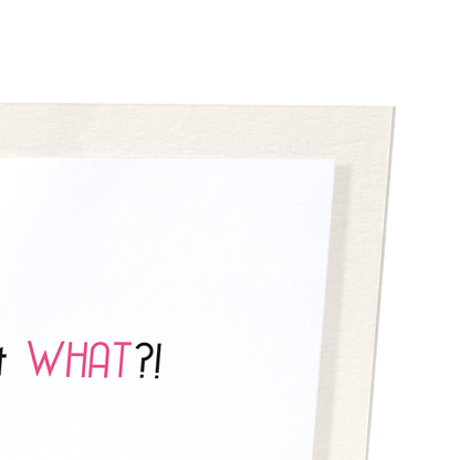 LESBIANS EAT WHAT?!: Funny Animal Art Print