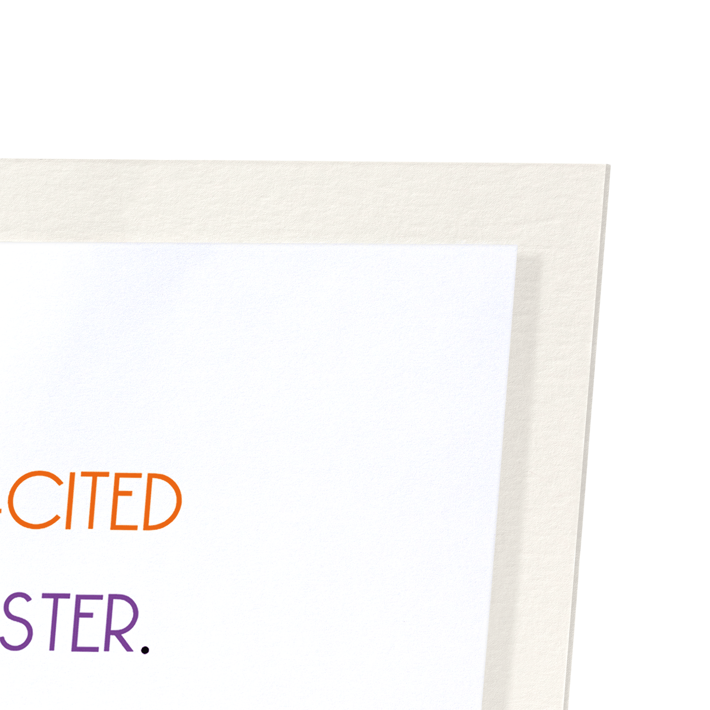 EGG-CITED ABOUT EASTER: Funny Animal Art Print