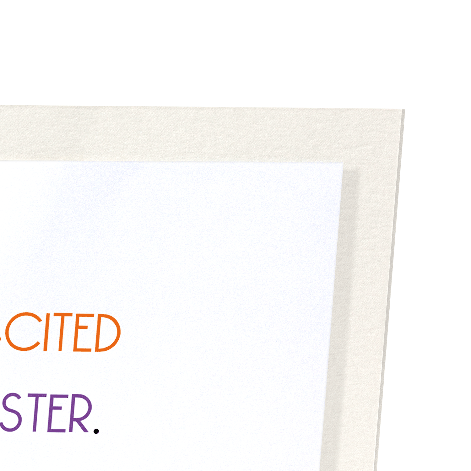 EGG-CITED ABOUT EASTER: Funny Animal Art Print