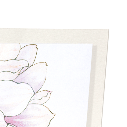DAHLIA FLOWERS: Botanical Art Print