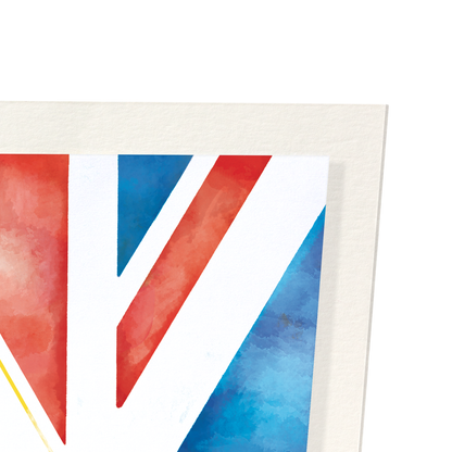 BIRTHDAY UNION JACK: Bespoke Art Print