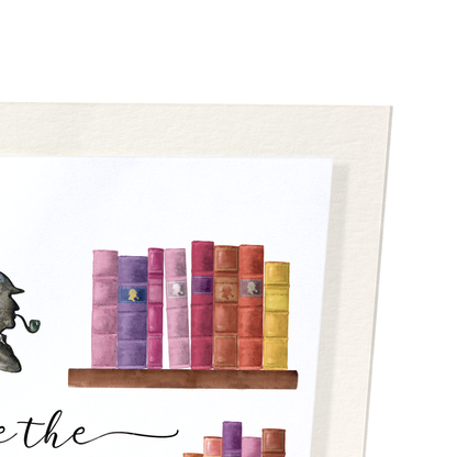 SHERLOCK TO MY WATSON: Bespoke Art Print