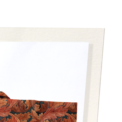 ACANTHUS RED KIMONO: Bespoke Art Print