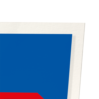 SUPER BRO: Colourblock Art Print