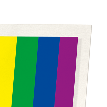 POC (PERSON OF COLOUR) FLAG: Colourblock Art Print