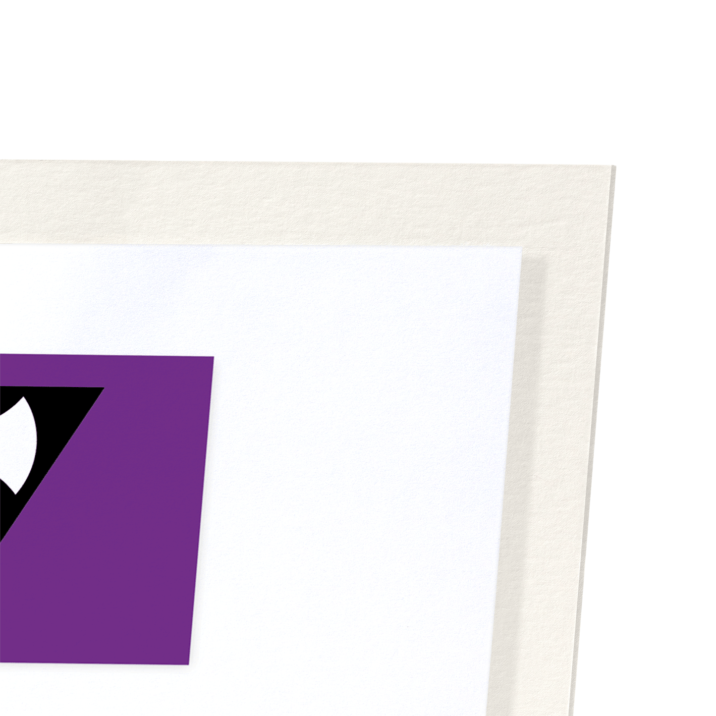 LESBIAN PRIDE FLAG: Colourblock Art Print