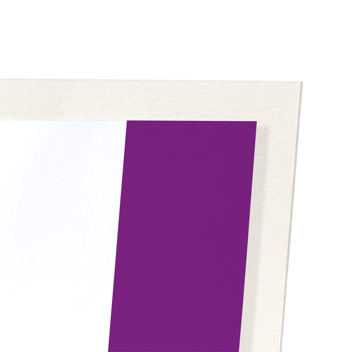 ASEXUAL PRIDE FLAG: Colourblock Art Print