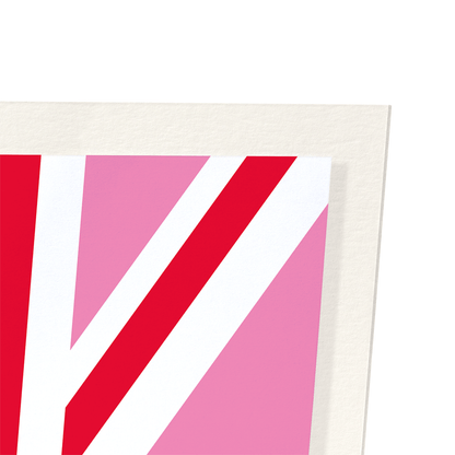 PINK JACK: Colourblock Art Print