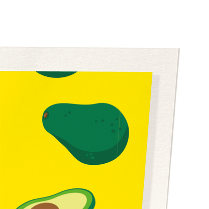 AVOCUDDLE: Colourblock Art Print