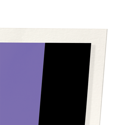 NON BINARY PRIDE FLAG: Colourblock Art Print