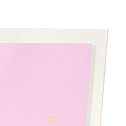 STAY FABULOUS: Colourblock Art Print