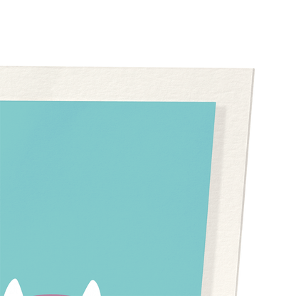 MR & MR LLAMOUR: Colourblock Art Print